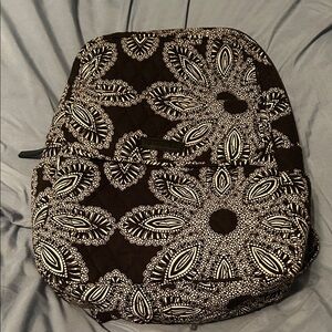 Vera Bradley Black and White Patterned Backpack